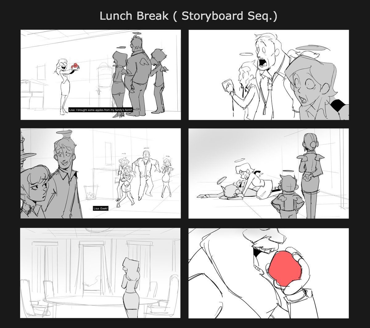 Hi everyone! I made a new board sequence called "Lunch Break", you can check it here! Hope yall like it :]

https://t.co/zSSsMysqMd

#storyboard 