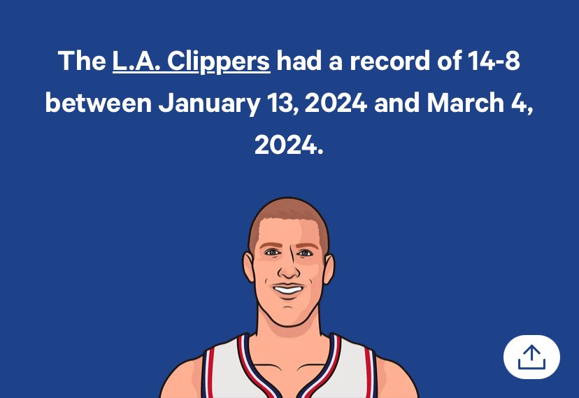 kiwiplsplay's tweet photo. From January 13th to March 3rd 2024, a 2 month stretch:

Paul george only managed to score over 18 points for 5 out of 22 games🤢🤮��

He shot 43%fg

The clippers went +6 games over .500 over that span

Because of who? Kawhi and Harden the 2 best players on the clippers last year https://t.co/2FeZLhR9ql