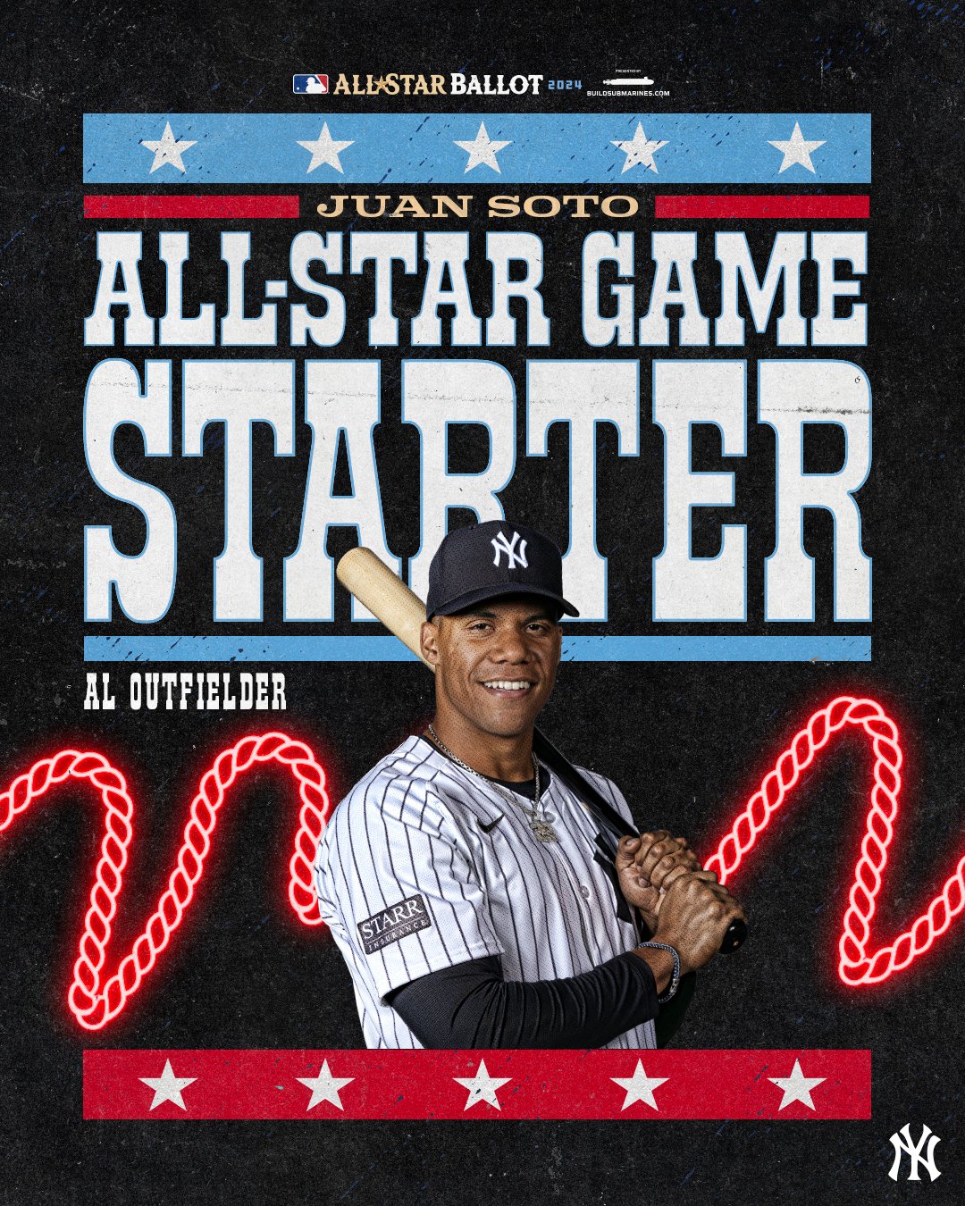 Juan Soto - All-Star Game Starter AL Outfielder
