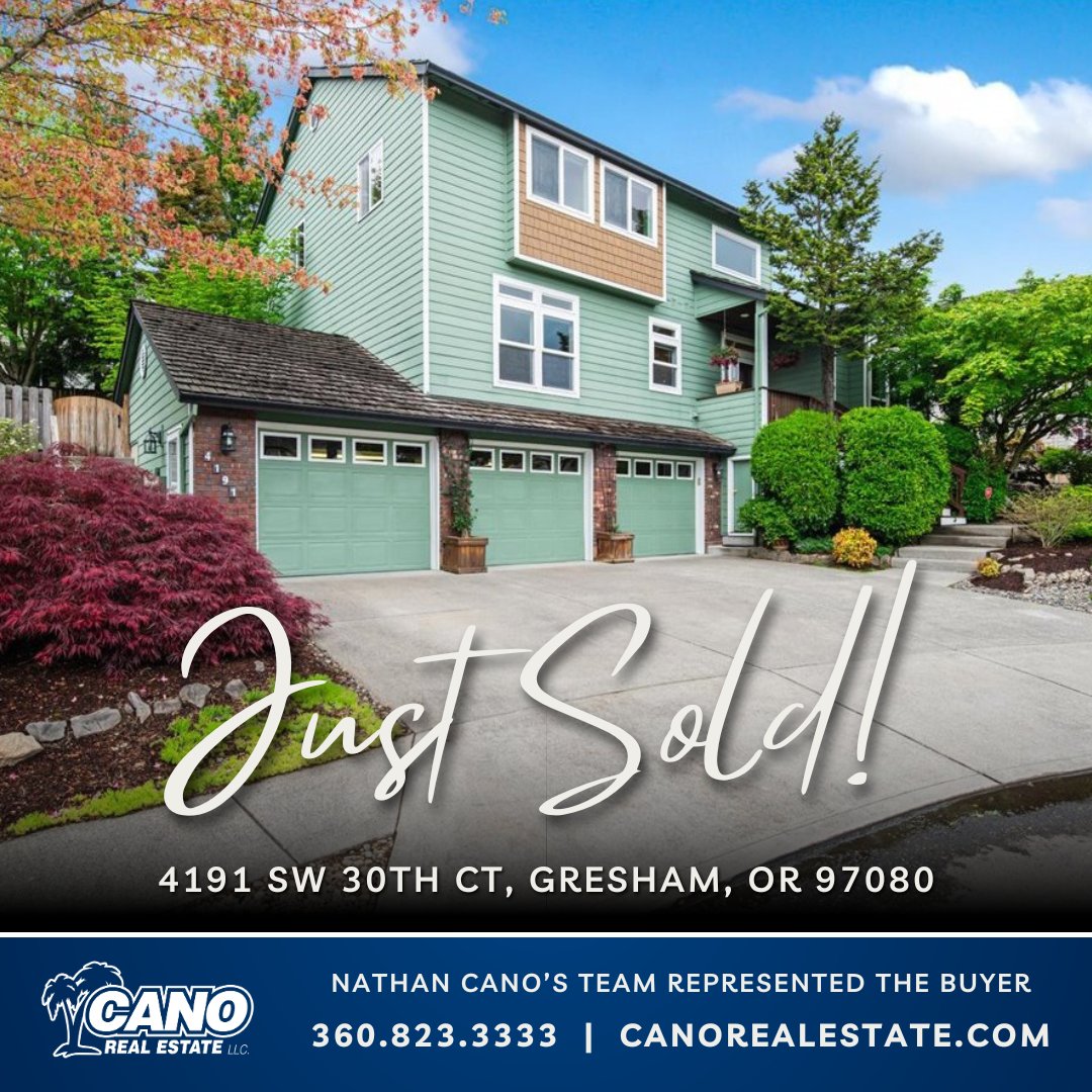 CanoRealEstate's tweet image. Nathan and team worked with our buyers to purchase this home in Gresham, OR. We proudly serve clients in Portland area &amp;amp; SW Washington. How can we help you with your real estate needs?

Cano Real Estate | 360.823.3333

#realestate #pdxrealestate #GreshamOR #homesweethome