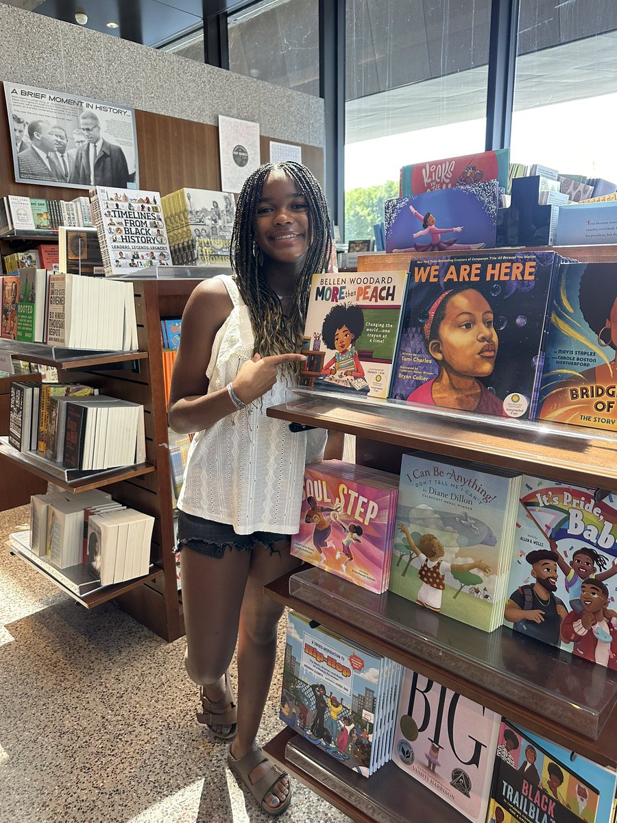 Surprise! I just stopped by <a href="/NMAAHC/">Smithsonian’s NMAAHC</a> (tyy) to sign copies of #morethanpeach —and also to visit 1 of my favorite exhibits  nmaahc.si.edu/explore/exhibi…! Hope you can stop over for the inspiration…and def check me out while there too.;)  Happy summer!!❤️-Bellen

#summertime