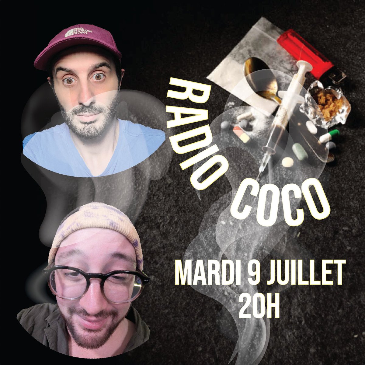 On continue les formats Radio et après les bobos et le sex, on part parler drogues avec <a href="/DansTonCactus/">DTC</a> dans Radio Coco !! 

On parlera addictions avec des anecdotes, des conseils et VOUS pourrez venir sur discord pour parler de ça avec nous 👌 

C'est ce Mardi 9 Juillet à 20h 💫
