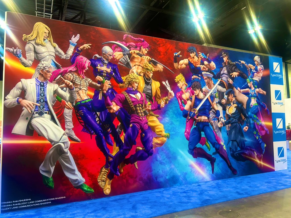 medicos_et_j's tweet photo. 【Only 1 day until #AX2024 !!】
Tomorrow is the opening day of Anime Expo 2024!
We’re ready for your visit at booth No. 2926!!
Sale of 150-pieces only Limited Crystal Edition Jotaro figure at $300!!
Also, sale and exhibition of JoJo figures at the venue!!
We hope to see you soon!!
https://t.co/UrFXYxS86B
#jojo
#ジョジョ
#超像可動