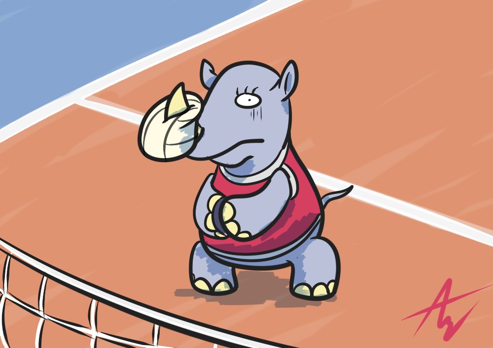 Era nuestro único balón, niñas. No habrá equipo este año.

#rhino #volleyball