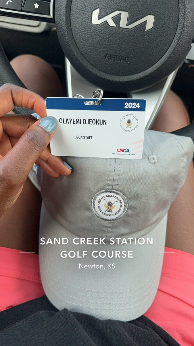 OOlayemiTurf's tweet photo. Excited to kick off my internship with the USGA Green Section today! Thrilled to be part of the team preparing for the 3rd U.S. Adaptive Open Championship at Sand Creek Station, Newton KS. 🌱⛳ #USGA #AdaptiveOpen #Golf #AdaptiveOpen2024 https://t.co/aAvPDv2535