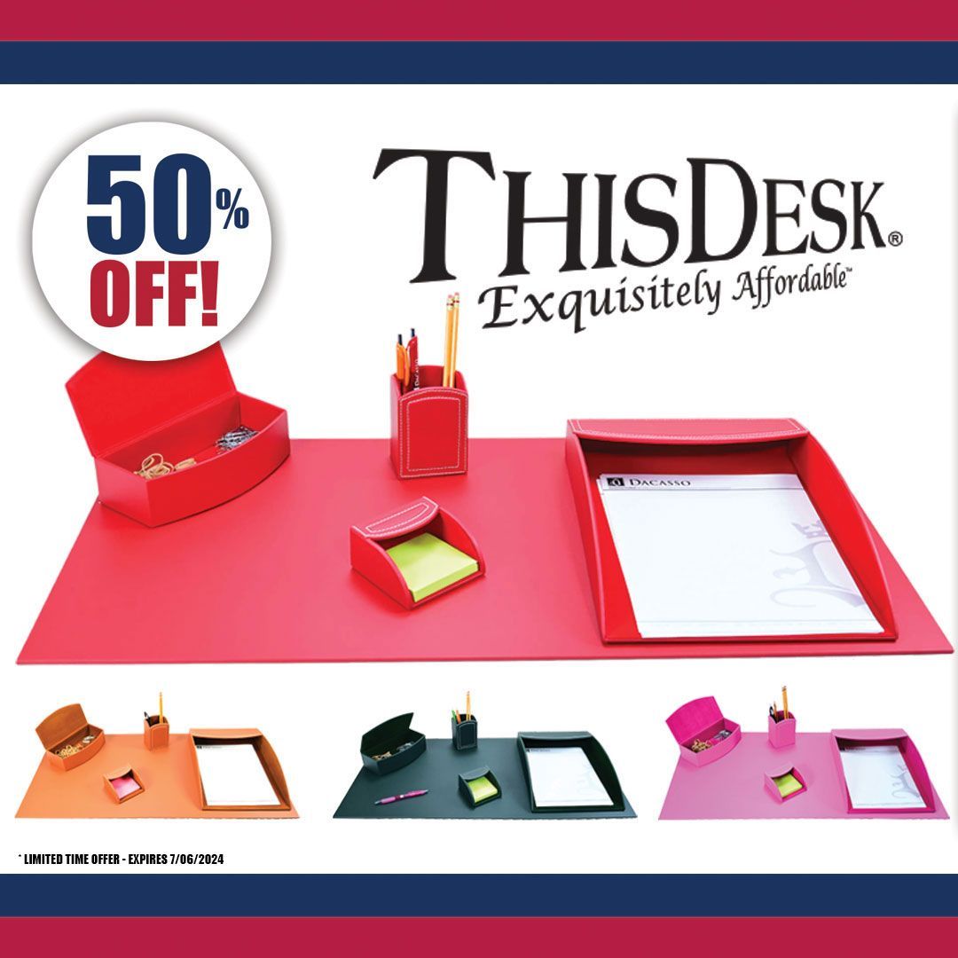 ElegantOffice's tweet image. 𝐓𝐡𝐢𝐬 𝐃𝐞𝐬𝐤 𝐒𝐞𝐭𝐬 (𝟓𝟎% 𝐎𝐅𝐅)

𝐋𝐢𝐦𝐢𝐭𝐞𝐝 𝐓𝐢𝐦𝐞 𝐎𝐟𝐟𝐞𝐫 𝐞𝐱𝐩𝐢𝐫𝐞𝐬 𝐨𝐧 𝐒𝐮𝐧𝐝𝐚𝐲, 𝟕/𝟎𝟕/𝟐𝟎𝟐𝟒.

✨ Shop Now and Save Big: buff.ly/3PynNW9
🛍️ Shop Great Deals: buff.ly/3i7gSXs

#DeskSets #OfficeElegance #WorkspaceUpgrade #ThisDesk