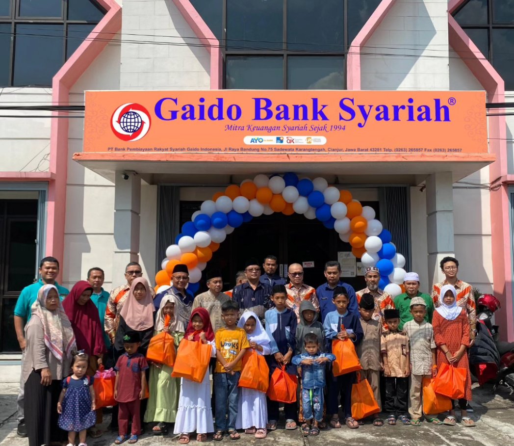 HUT Gaido bank syariah ke 30 tahun. Gaido connected dengan semangat inovasi Gaido mobile banking di android dan kontribusi memberikan santunan kepada anak yatim