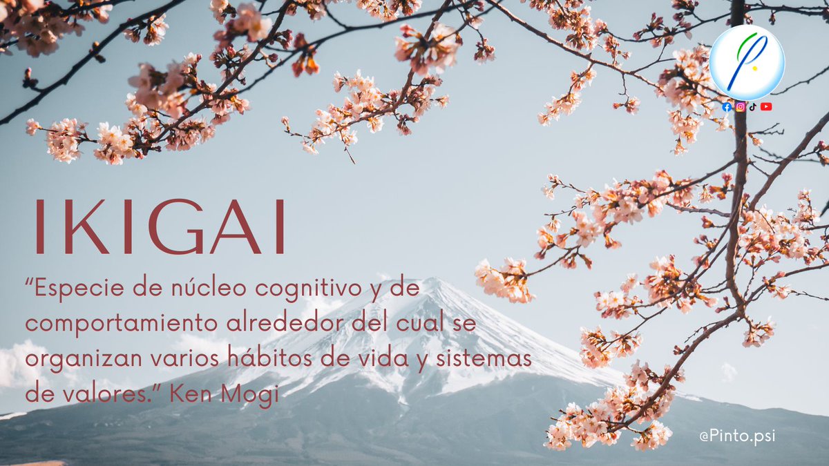Leyendo, nos encontramos con este concepto. Te lo comparto por si te sirve. 
Del libro "Ikigai Esencial" de Ken Mogi (PhD).
#inteligenciaemocional #ikigai #estadodelarte #research #lecturasrecomendadass #saludemocional #orientacionvocacional