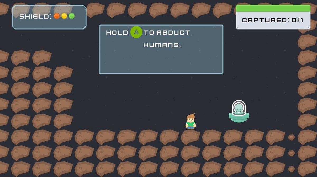graystripe2000's tweet image. Astro Abductors’ tutorial is done. Also, Main Menu code re-work, so you use the arrow keys instead of the mouse. #gamedev #indiedev #MadeWithGameMaker
