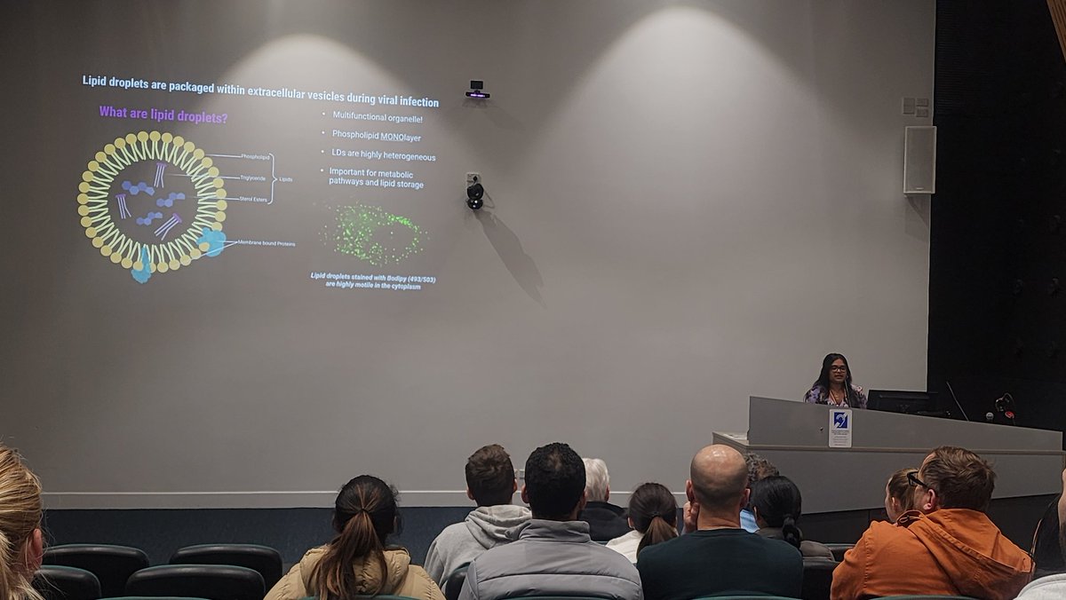 Kicking off the <a href="/LIMSLTU/">La Trobe Institute for Molecular Science</a> EMCRs symposium with my favourite session: flash talks!! Great work to <a href="/Irumi_A/">Irumi Amarasinghe</a> from our lab who did a wonderful job describing her lipid droplet project!! 

<a href="/latrobe/">La Trobe University</a> <a href="/MAPP_latrobe/">Microbiology, Anatomy, Physiology and Pharmacology</a> <a href="/HelbigLab/">Helbig Lab</a>