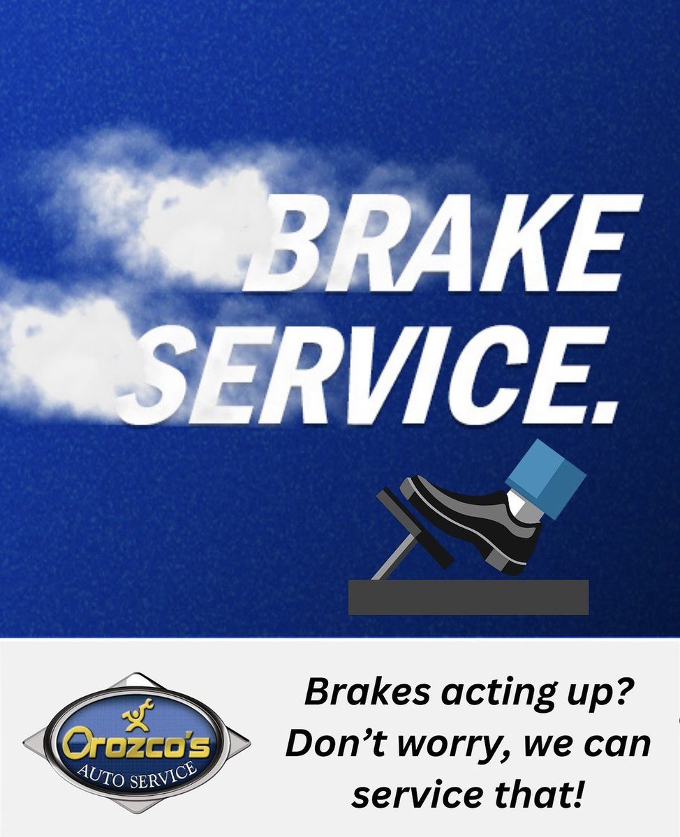 Brakes acting up? Bring your vehicle to us and our technicians will replace your worn out brakes. Keeping you and your loved ones safe since 1990. #brakeservice  #autoshop #autorepair #summer #car