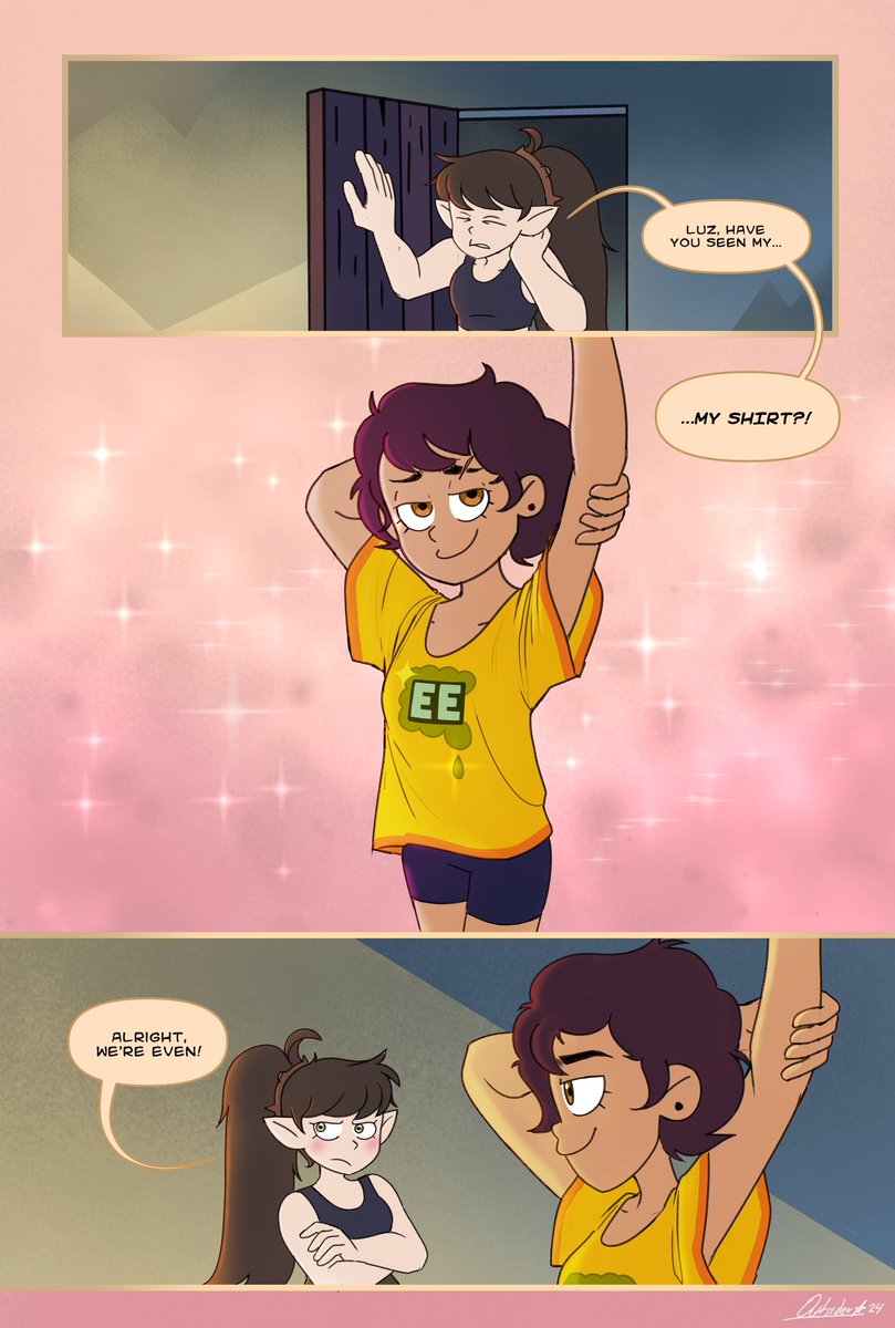 vineypuddles28's tweet photo. Don’t worry, Luz got her back. <3
Part 2 done by @Erick_Tosb!
#TheOwlHouse #Luney https://t.co/5JsEBgYCGa