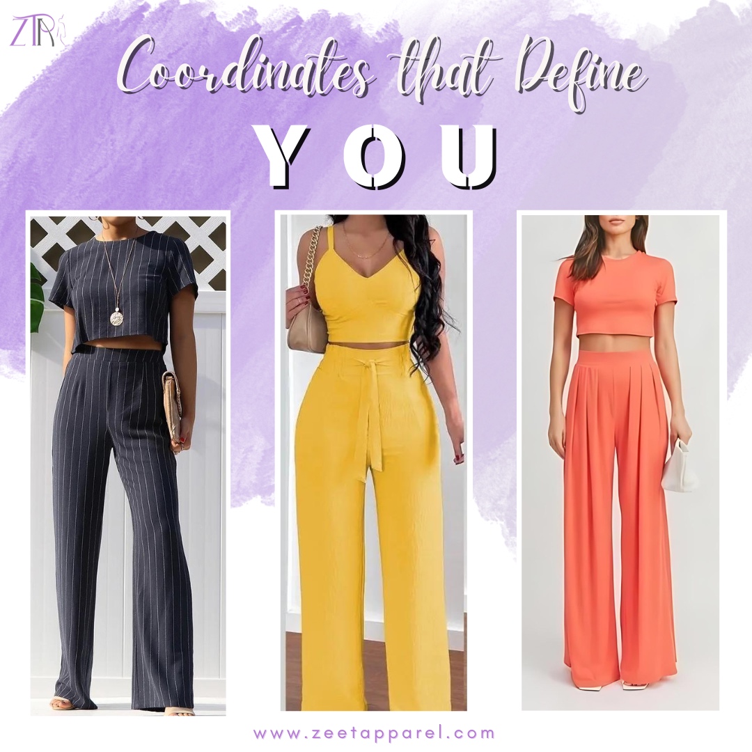 ApparelZeet's tweet image. Find your perfect match with our stylish coordinates! Mix, match, and create endless outfit possibilities for any occasion. ✨👚👖

#CoordinateMagic #EffortlessStyle #FashionVersatility #FashionGalore #Coords #WomensCoordinates #SupportSmallBusiness #SupportLocal #California