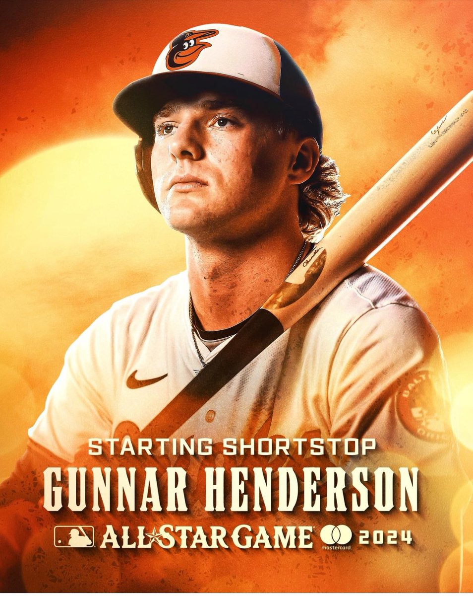 TheProspectLab's tweet photo. Big Time Congratulations to Gunnar Henderson TPL 2019 Alum for being voted and named the Starting Shortstop for the American League in the 2024 All Star Game! We are very proud of G for this Well earned and Well Deserved Honor! #TPL2019 #TPLFam #GunnarHenderson 💯🦾 https://t.co/SjJasRS1KD