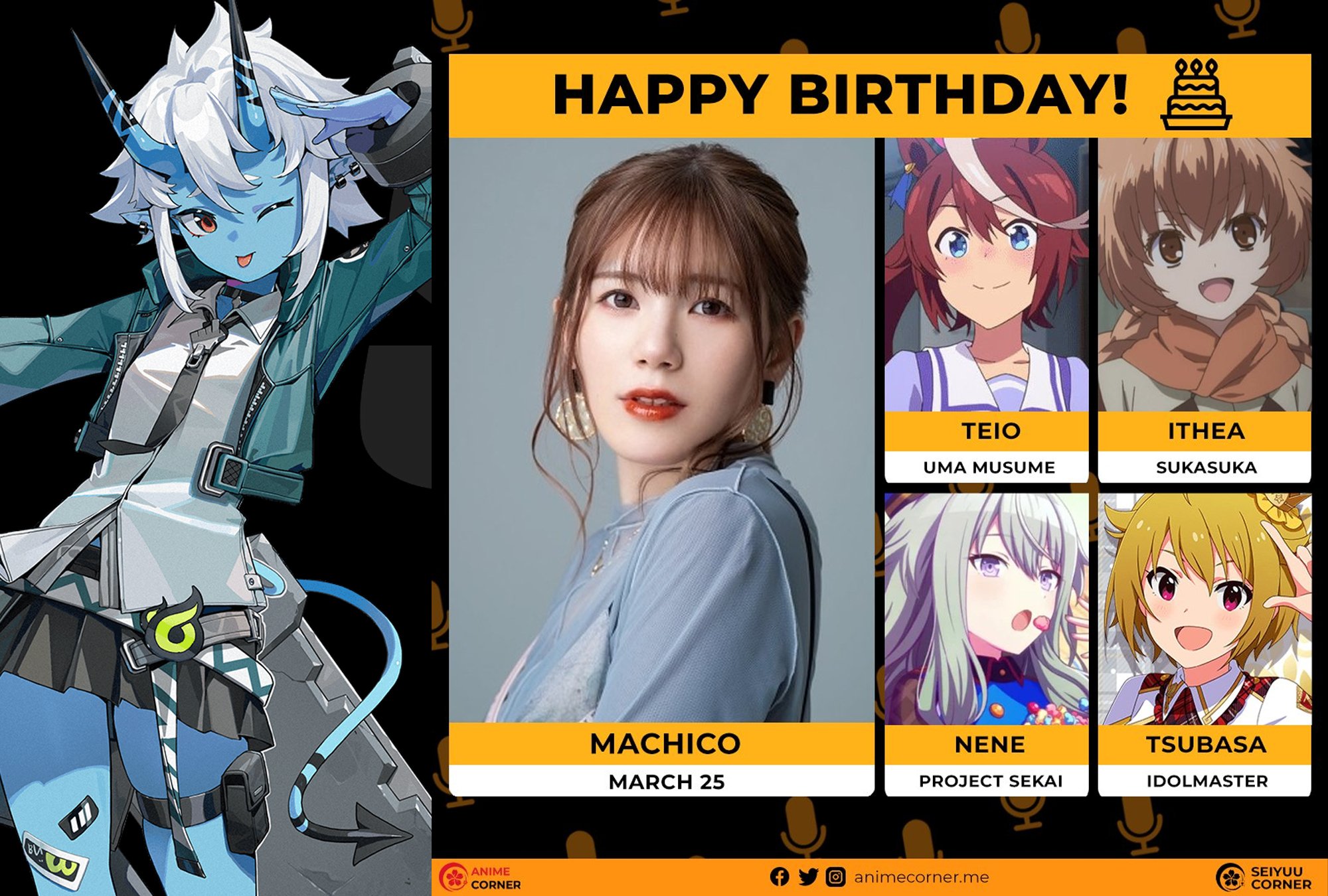 K O V A K on X: “Seiyuus de Zenless Zone Zero 17. Hoshimi Miyabi 