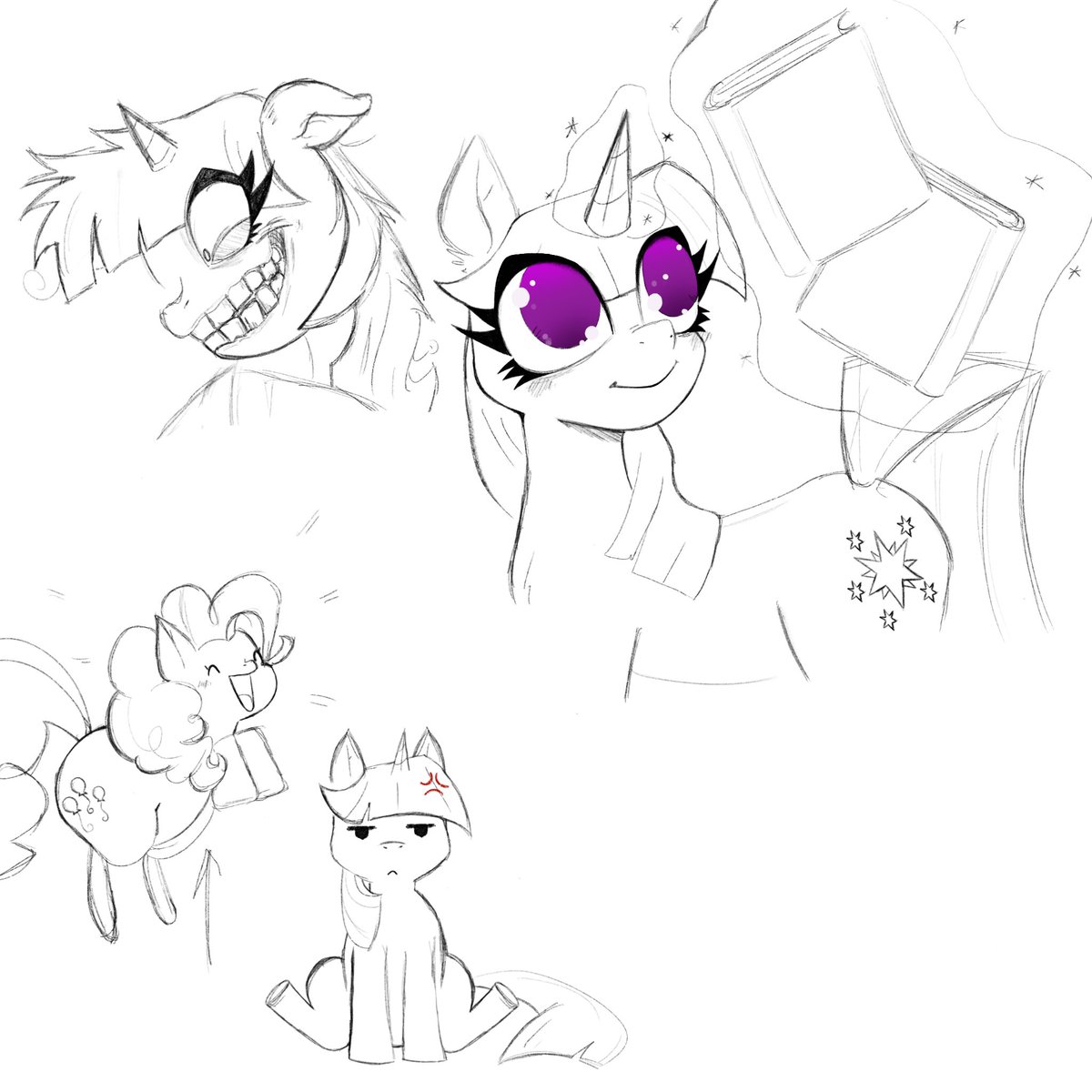 DrawsomethingB's tweet photo. Road trip Twinkle Sprinkle doodles 
#mylittlepony #TwilightSparkle https://t.co/38MhSVu7Oq