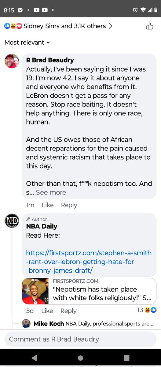 R. Brad Beaudry (Im real, I dont need a check) tweet media