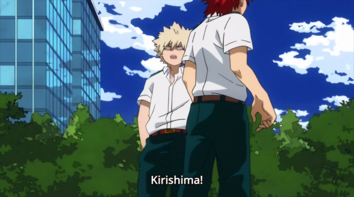 MangoIceCrm's tweet photo. Just thinking about that time, Bakugou noticed the pain Kirishima’s in and decided that he cares enough to change that https://t.co/LruHvxmzZS