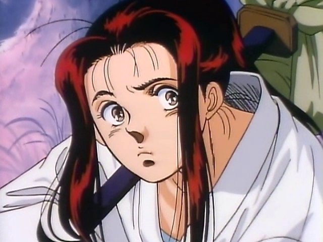 VintageAnimePod's tweet photo. Today's anime #wcw is another Aya from #BloodReign: Curse of the Yoma. She's another runaway ninja during this warring states period, but she's got a personality that will really hook you. #VintageAnime #Yoma #JCStaff #ADVFilms #Kanpai https://t.co/TdiauyHkyh