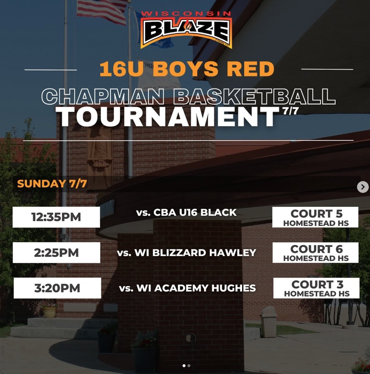 WisconsinBlaze_'s tweet photo. 👀 Schedules for our boys teams this weekend!
#wisconsinblaze https://t.co/qjkg5Gx4Kt