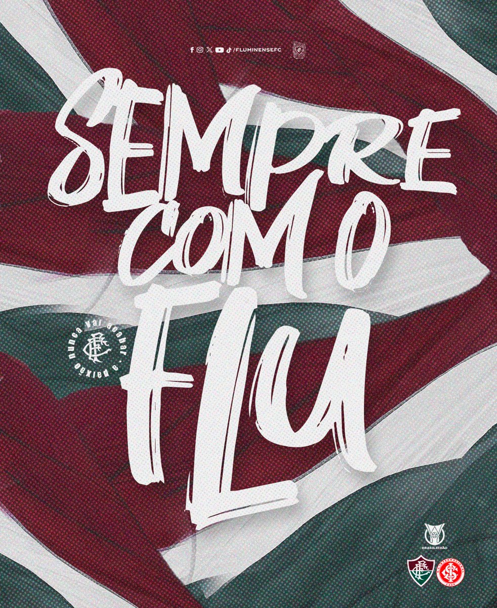 FluminenseFC's tweet photo. 🎵 PARA SEMPRE EU VOU TE AMAAAAR 🎵

É #DIADEFLU NO MARACA! DIA DE JOGAR JUNTOS PELOS TRÊS PONTOS! VAMOS, MEU TRICOLOR! 🇭🇺🇭🇺🇭🇺 https://t.co/64bqSASTyj