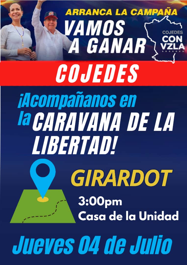 Atentos #Giradot  #ElBaul #Cojedes 
#EdmundoPresidente