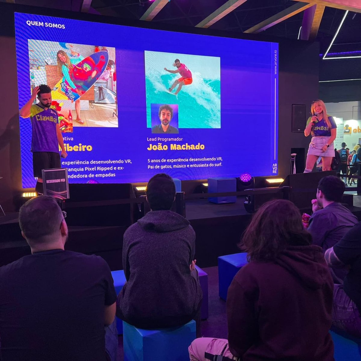 Anagamedev's tweet image. Excited to share that we delivered a talk on the challenges of developing a multiplayer VR game like @clawballvr at the Epic booth during @gamescomlatam! Thank you @epicgames.br and @epicpublishing for the incredible opportunity. #VRGameDevelopment #ClawBallVR #GamescomLatam
