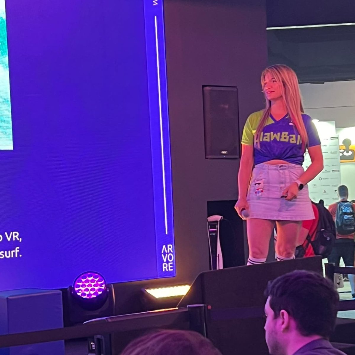 Anagamedev's tweet image. Excited to share that we delivered a talk on the challenges of developing a multiplayer VR game like @clawballvr at the Epic booth during @gamescomlatam! Thank you @epicgames.br and @epicpublishing for the incredible opportunity. #VRGameDevelopment #ClawBallVR #GamescomLatam