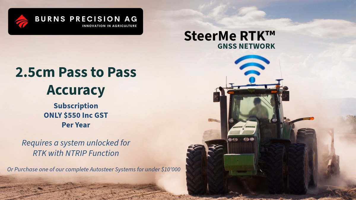 Pay Less &amp; Receive more when dealing with Burns Precision Ag!