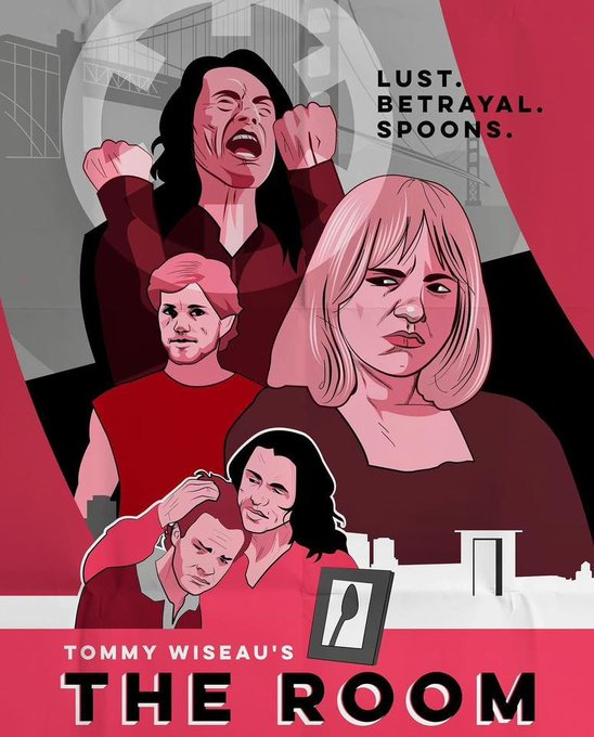 THE ROOM is the best bad movie ever made.
The story of how it got made is unconventional.
The man who got it made is incomprehensible.
The way it took the world by storm is unbelievable.  

Tomorrow night, there'll be spoons. Footballs. Screaming at the screens.