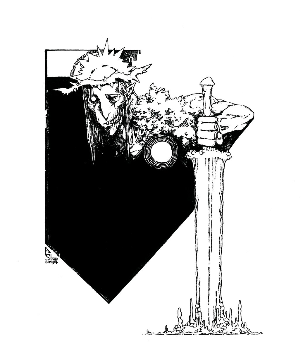 ShipwrightA's tweet photo. The elves of the first age had no need for blacksmiths.
They could draw weapons from mushrooms. https://t.co/YbQSzkSaZa