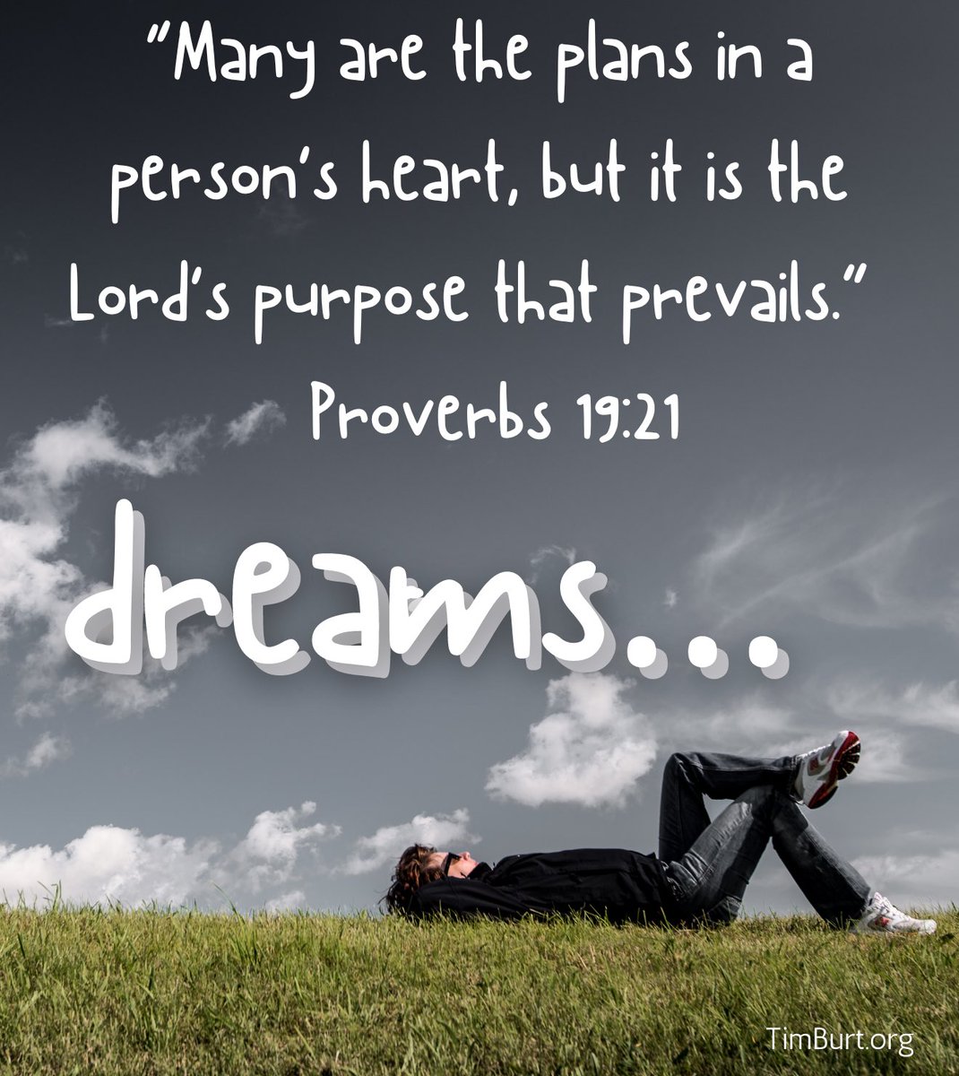 God’s dreams for you are more important than your own!