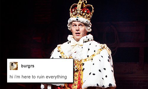 _Harrumble_'s tweet photo. Happy "Make King George Mad(der)" Day! #4thofJuly #Hamilton https://t.co/OSG8eeAifA