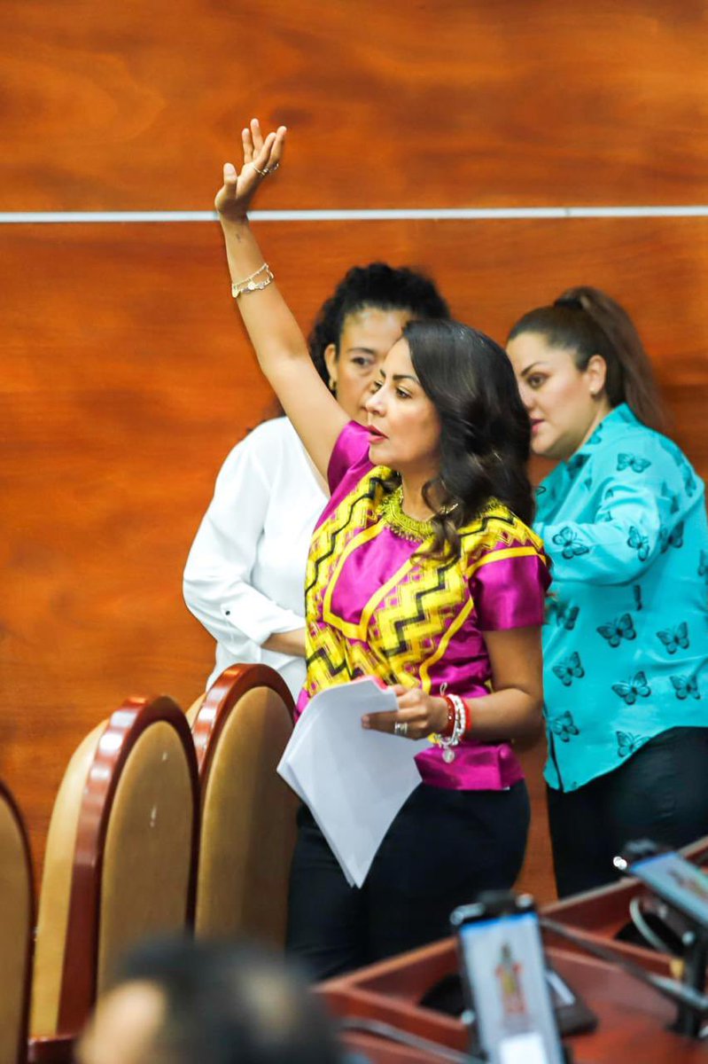 marianabenitezt's tweet photo. Hoy en el @CongresoOaxaca_ , reconocí  la histórica lucha de las mujeres por el voto femenino.

En el marco de los 69 años de que las mujeres votamos por primera vez en elecciones federales, destaco la importancia de la igualdad sustantiva en la agenda de género de nuestra Presidenta Electa, @Claudiashein . Al conmemorar la participación política de las mujeres, subrayo los avances significativos y el rol crucial de las sufragistas en la transformación de nuestro país hacia un futuro más igualitario.

#MarianaEnMarcha 
#OaxacaEnMarcha