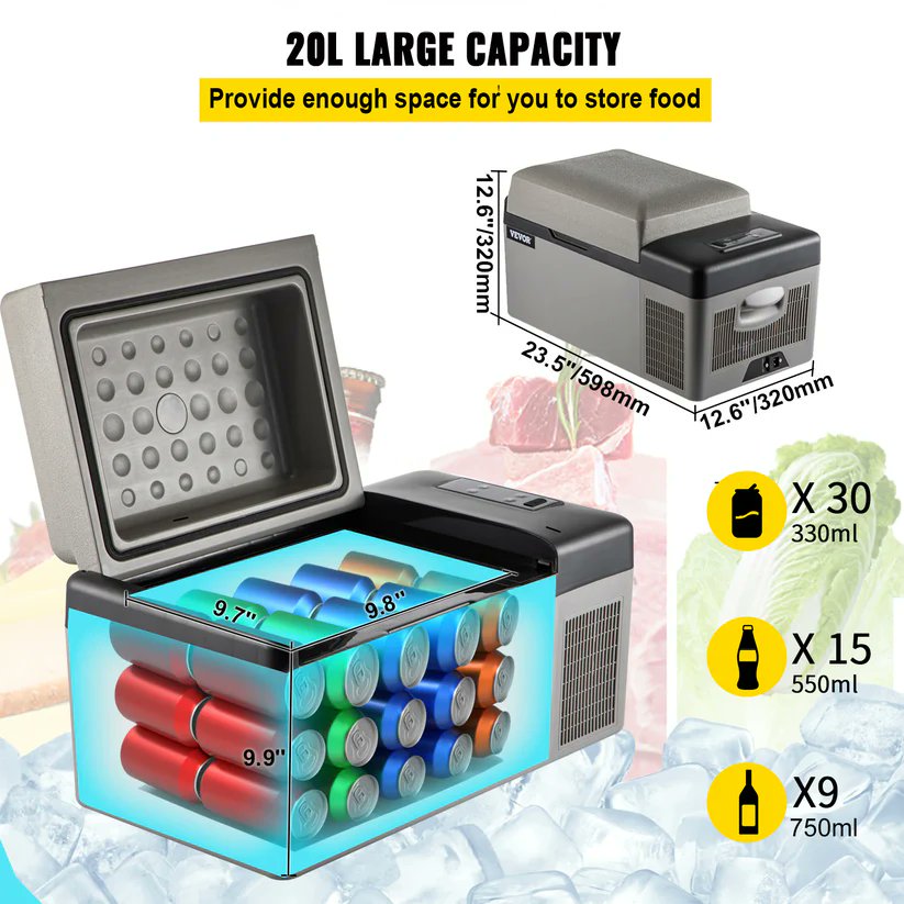 1StopShopNMore's tweet image. 20L Compressor Portable Small Refrigerator Freezer Mini Electric Cooler for Driving Travel Fishing.

onestopshopandmore.com/products/car-r…

#PortableCooler #TravelFridge #MiniFreezer #ElectricCooler #CompressorFridge