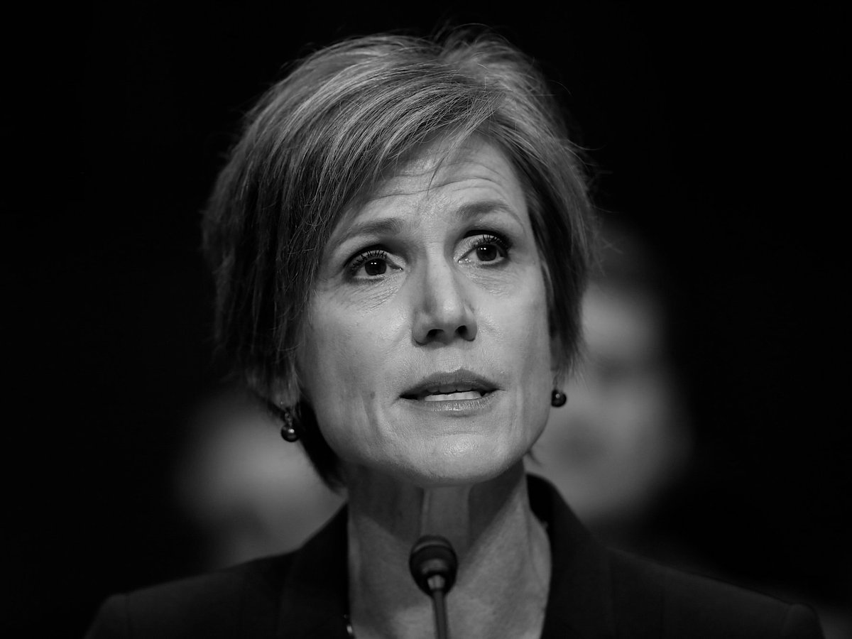 WarNuse's tweet photo. 'Whoever, Owing Allegiance To The United States, Levies War Against Them Or Adheres To Their Enemies, Giving Them Aid And Comfort Within The United States Or Elsewhere, Is Guilty Of Treason And Shall Suffer Death.'

18 U.S.C. § 2381 - Treason

Sally Quillian Yates https://t.co/KYRdPEZw0a