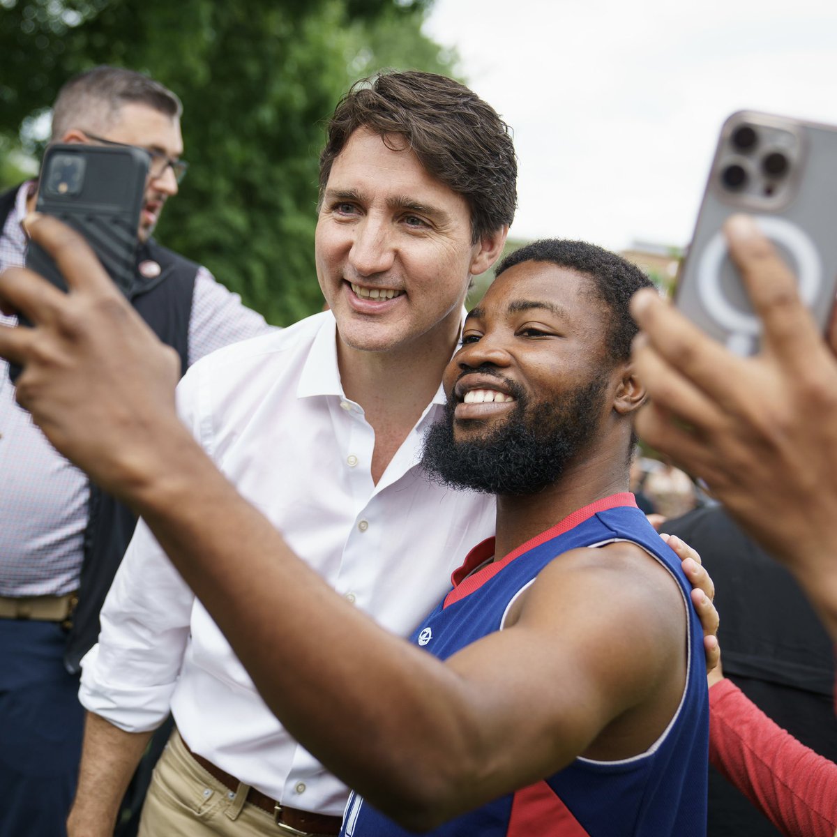 JustinTrudeau's tweet image. Any day in Papineau is a good day.