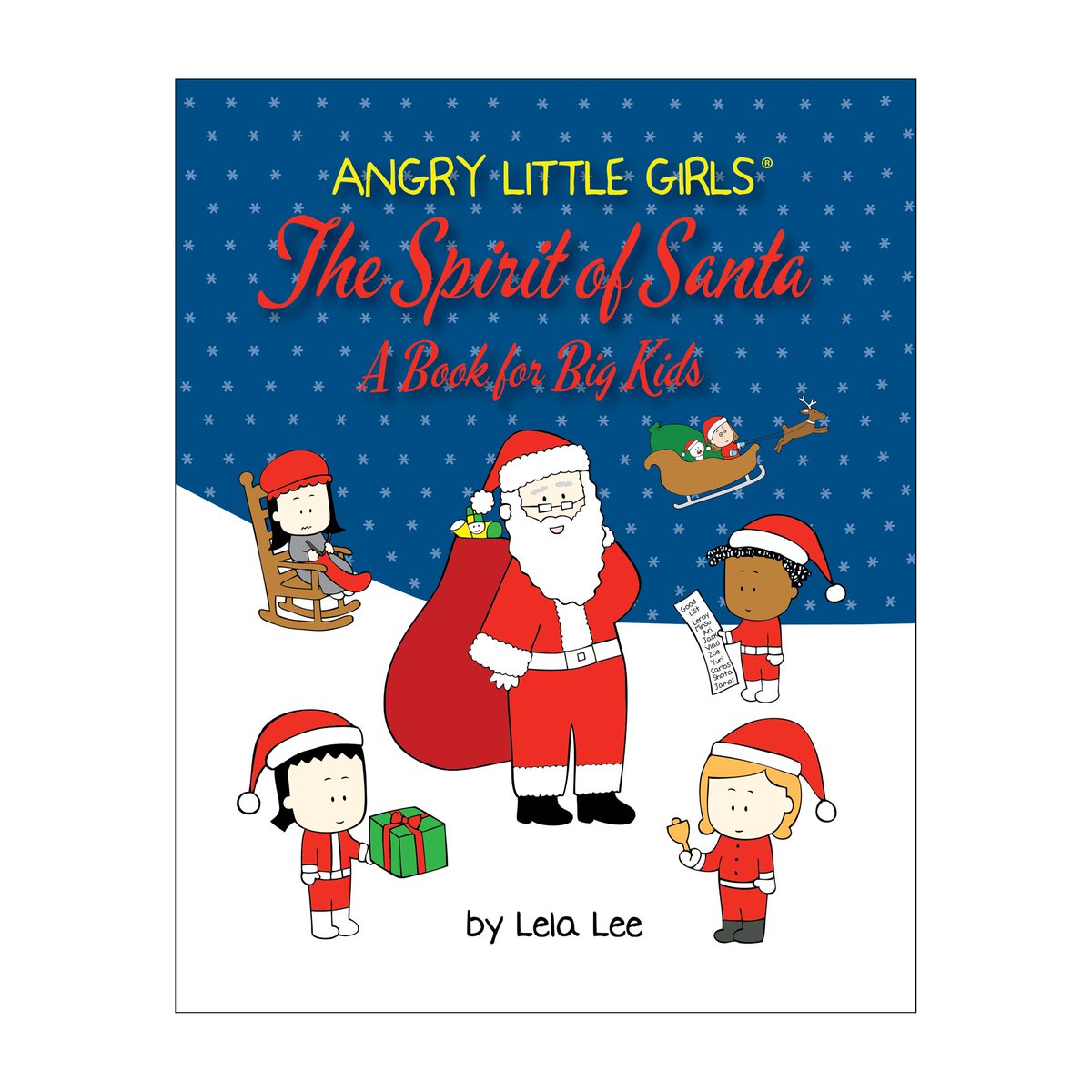Coming Oct 1st. The Angry Little Girls are angry to find out there’s no Santa and head to the mall to tell the other kids. There, an old lady tells them about the origins of Santa and how the spirit of Santa is celebrated all around the world. Pre-order surl.li/iqjuti