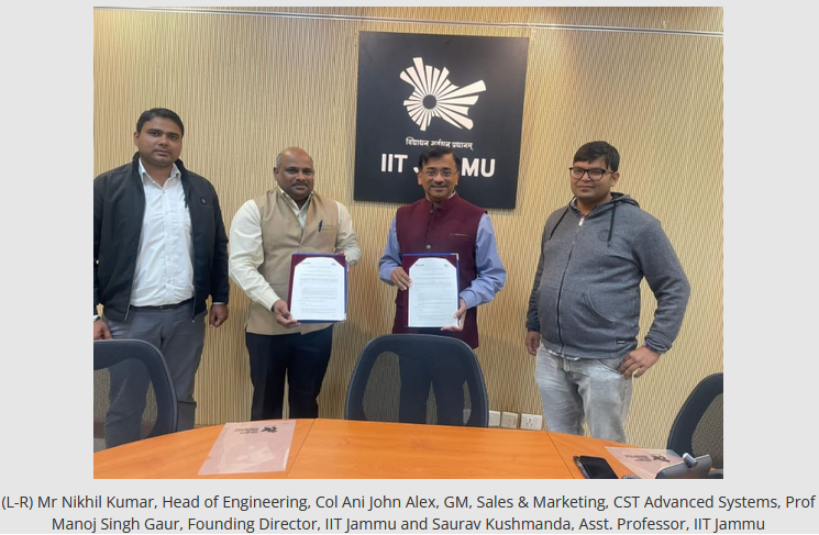SamaysTechWorld's tweet photo. Very good move taken by CST Advanced Systems & IIT Jammu Team Up for Future Warfare ....
#ColAlexCST
#NikhilKumarCST
#CSTAdvancedSystems
#CSTDefenceTechnologies
#CSTCybersecurity
#LtGeneralSanjayVerma
#CSTIndia
#CSTDefence
https://t.co/XLUZNPaaM1 https://t.co/Sfz9dOPgOJ