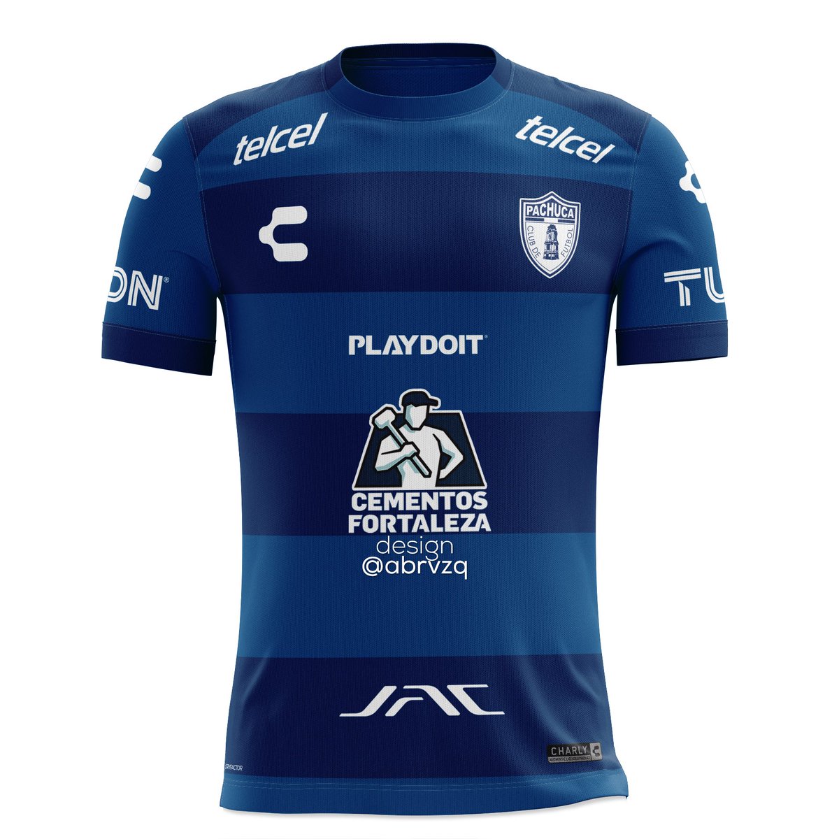 bradavz's tweet photo. @Tuzos @CharlyFutbol @Telcel @CementosF @playdoitmexico @JACMotorsMX @TUDNMEX @CrimsaGrupo #FriendlySponsor: la propuesta para que las camisetas de futbol luzcan bien. https://t.co/Ye1x9HF5r3