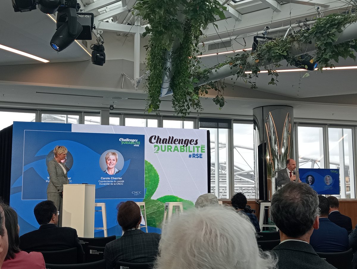 3e Édition des Challenges Durabilité sous le signe de partage d'expériences, collaboration #remise des prix #RSE #Durabilité @La Serre_Paris <a href="/CNCC_audit/">CNCC</a>  <a href="/CaroleCherrier/">Carole CHERRIER ©️</a>  <a href="/YannickOllivier/">OLLIVIER Yannick</a>