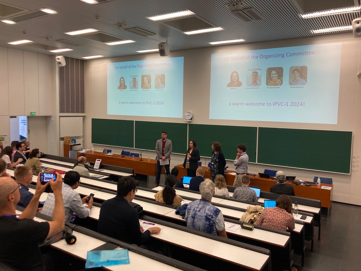 joshua_karlsson's tweet photo. Welcome delegates to the 1st Indoor Photovoltaics Conference IPVC-1 at @TampereUni. We are off to a flying start with an invited talk by Thomas Brown, University of Rome "Tor Vergata". Looking forward to two days of cutting edge indoor PV research presentations! https://t.co/YH7UboqFpm