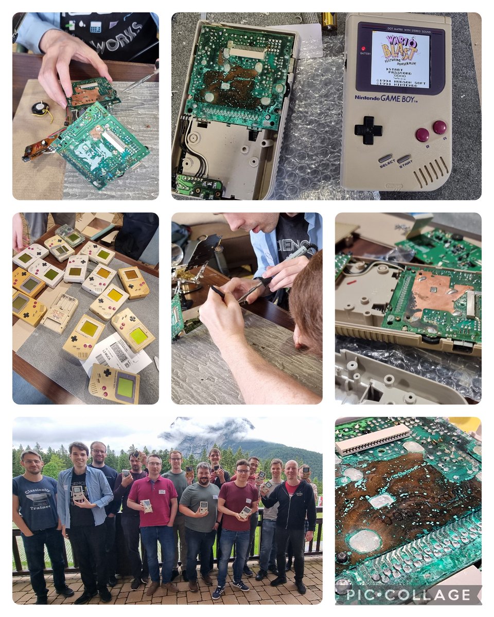 What comes to mind when you think about sustainability?

Repairing things? At last week's <a href="/tngtech/">TNG Technology Consulting GmbH</a>  Summer Retreat, we hosted a GameBoy Repair &amp; Mod Café for the 2nd time.

We repaired 17 out of 20 defective GameBoys, and every attendee took their repaired device home. 😍