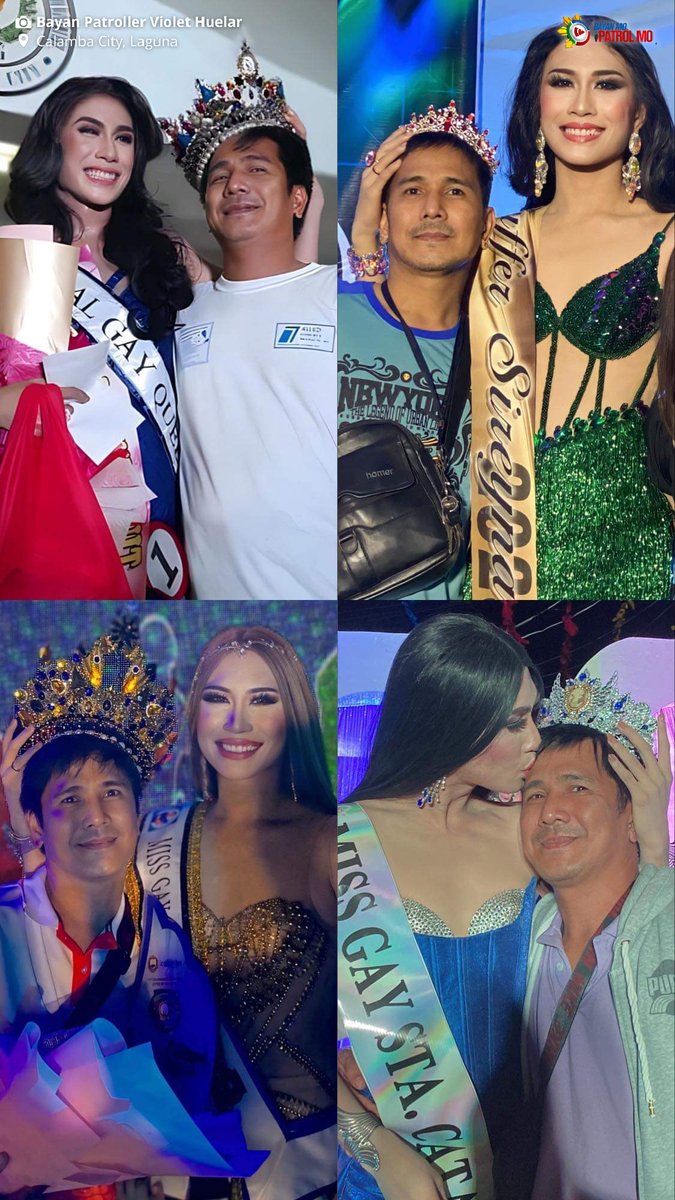 bayanmo's tweet photo. BEST PAPA AWARD GOES TO… 👑
Sa bawat gay beauty pageant na nilalahukan ni Mark Christian Ramos o si Violet Huelar, inaalay niya ang kanyang korona sa amang si Joselito Pacheca Ramos.
Para sa mga kaugnay na ulat: https://t.co/zNBKRYZ3Ob
#ExpressYourPride
#Laguna https://t.co/EPgv1zGJ6j