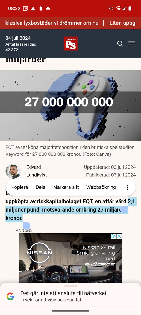 Magnus Eriksson tweet media