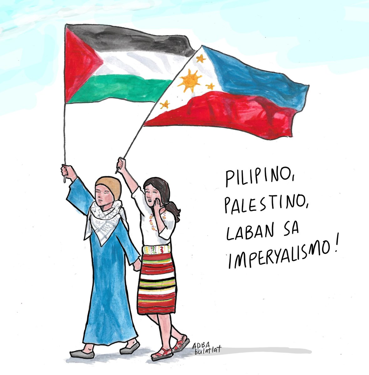 Dahil bertdey ni Uncle Sam, bumati naman tayo:
From Palestine to the Philippines, stop the US imperialist war machine!