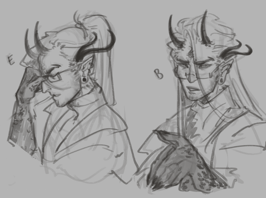 been a while but yipee sketch dump!