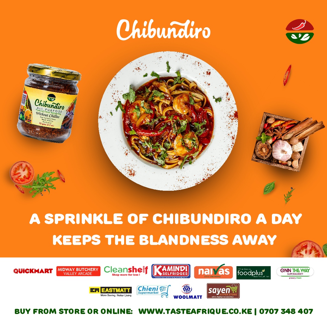 Don't settle for bland food...Just a sprinkle of our natural seasoning brings your dishes to life 🍤🍝 Call 0707348407 or visit tasteafrique.co.ke to place your order today! #sirinichibundiro #naturalseasoning