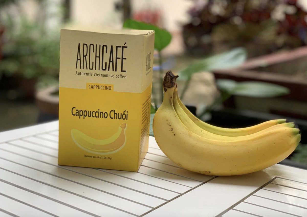 Archcafe88's tweet photo. It's such a unique mixture, that banana can combine with cappuccino, to create an interesting and appealing drink for a chill and relaxed evening.  It's Banana Cappucicno !

 #archcafe #archcafé #cappuccino #banana #vietnamese #coffee #cafe #coconut #durian https://t.co/jRmjl5Sjxz