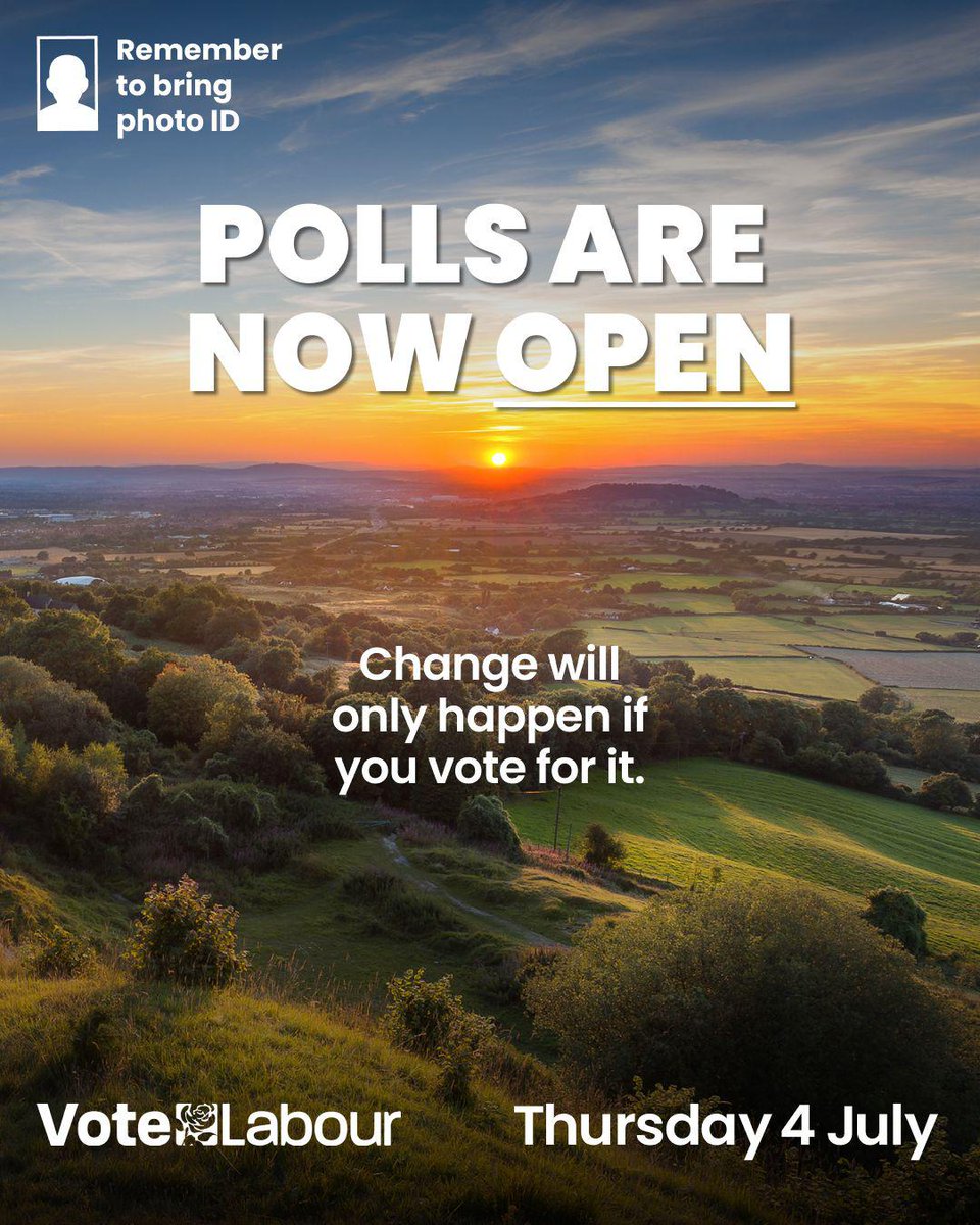 Change will only happen if you vote for it: #VoteLabour !